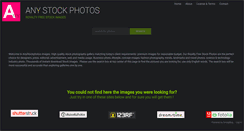 Desktop Screenshot of anystockphotos.com